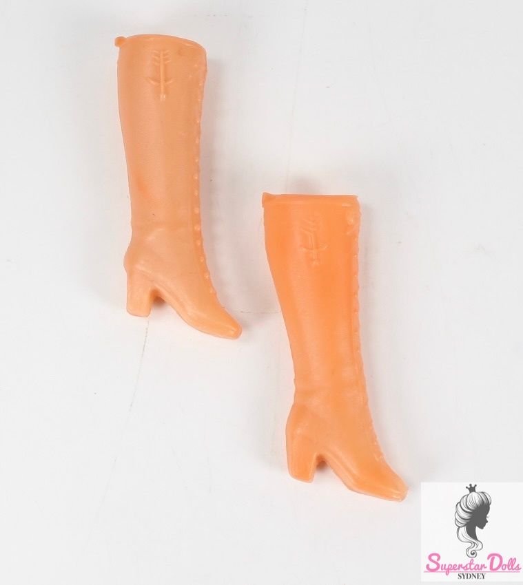 Vintage 1960&#39;s MOD ERA Hong Kong Clone Barbie Doll Boots