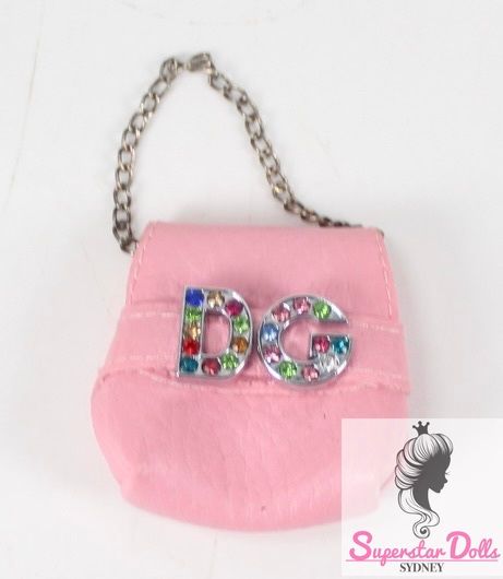 Miniture &quot;Dolce &amp; Gabbana&quot; Inspired Handbag for Fashion Dolls