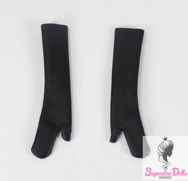 Collector Barbie Doll Faux Leather Gloves