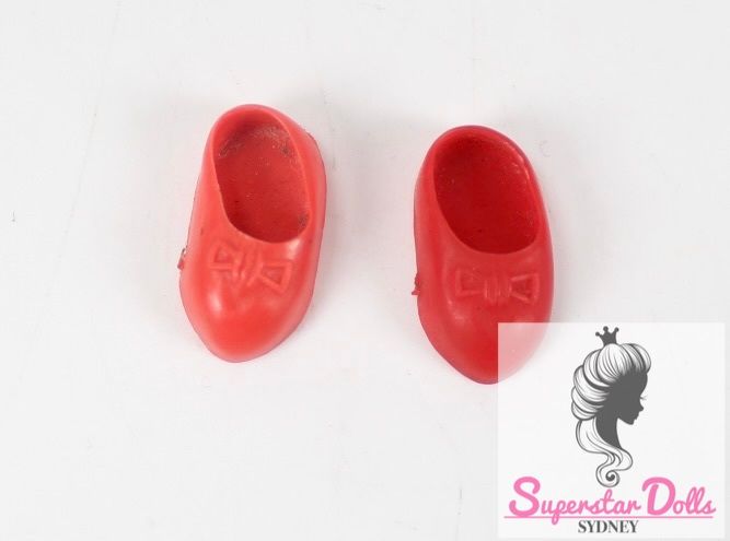 Vintage 1960&#39;s Hong Kong Clone Tuti Barbie Doll Shoes