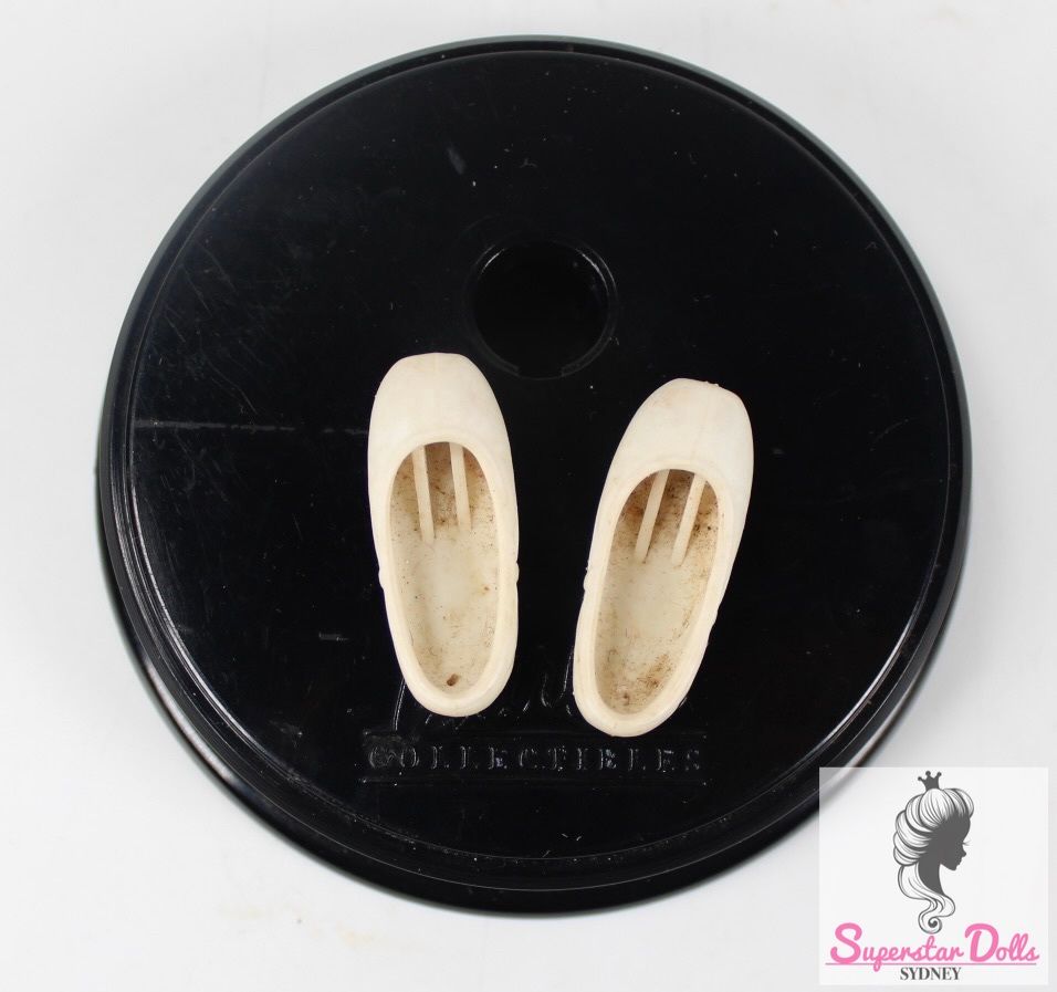 Vintage Squishy Ballet Flats Fashion Doll Shoes