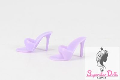 Vintage 80&#39;s Era Genuine Mattel Barbie Open Toe Heeled Shoes