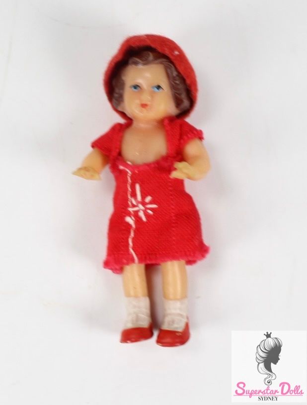 Vintage 1960&#39;s ARI 6cm Rubber Doll
