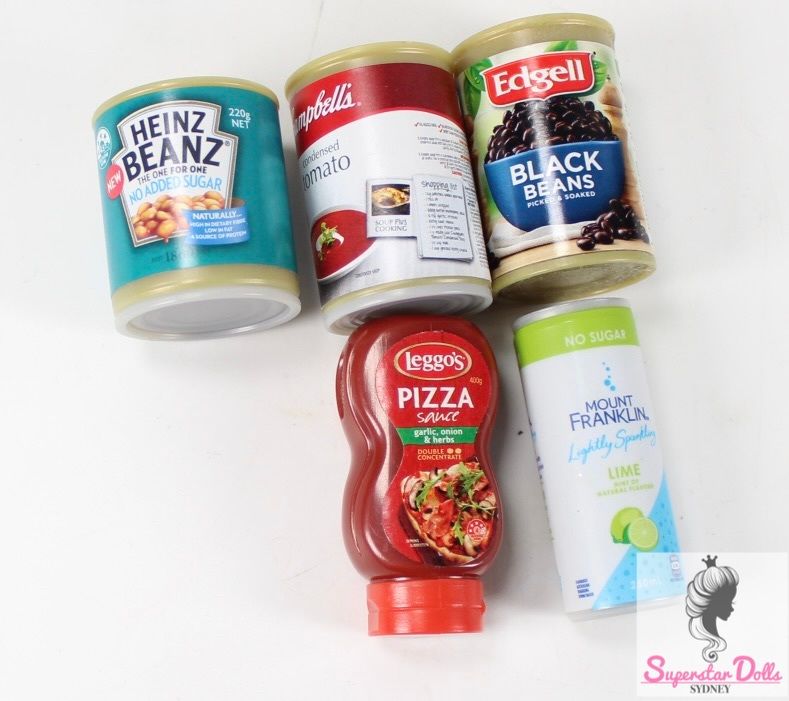 &quot;Coles Little Shop&quot; Mini Supermarket Figurines For Barbie Sized Dolls