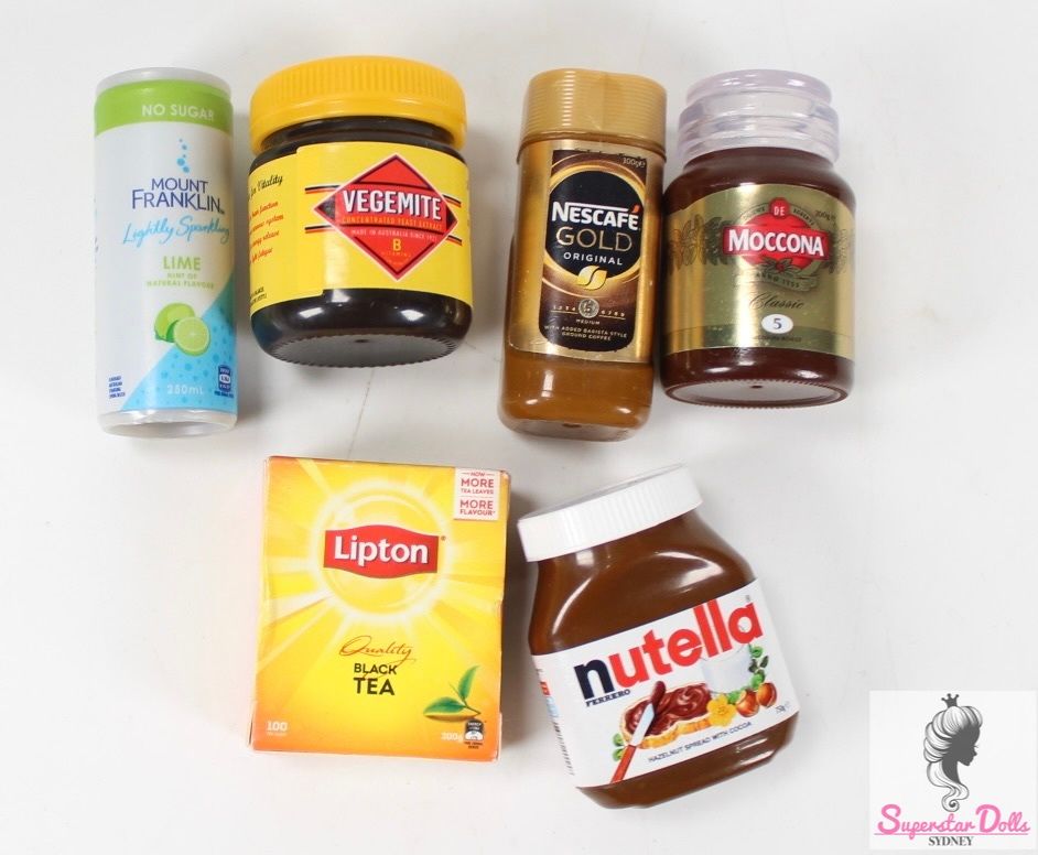 &quot;Coles Little Shop&quot; Mini Supermarket Figurines For Barbie Sized Dolls
