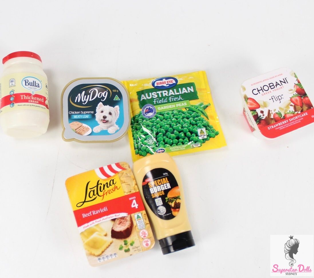 &quot;Coles Little Shop&quot; Mini Supermarket Figurines For Barbie Sized Dolls