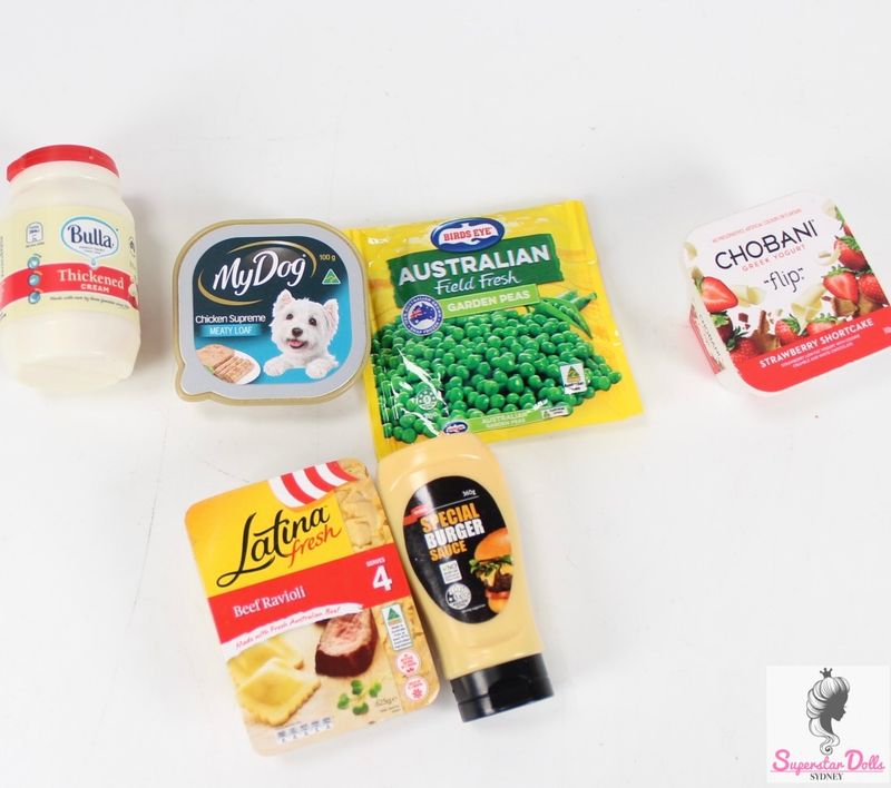 &quot;Coles Little Shop&quot; Mini Supermarket Figurines For Barbie Sized Dolls