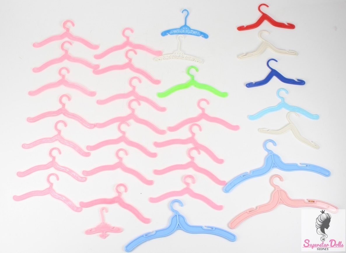Vintage Barbie Doll Coat Hangers Lot