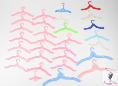 Vintage Barbie Doll Coat Hangers Lot