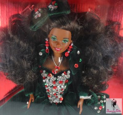 1991 Special Edition: Happy Holidays African American (AA) Barbie Doll