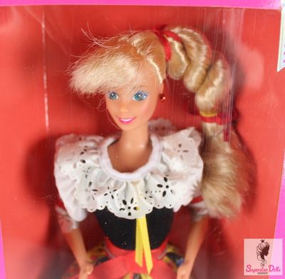 1990 Special Edition &quot;Czechoslovakian&quot; Barbie Doll from the Dolls of the World Collection