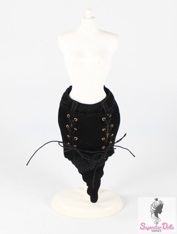2023 JHD FASHION DOLL: &quot;Millennium: The Girl From Brooklyn&quot; Faux Leather Doll Skirt