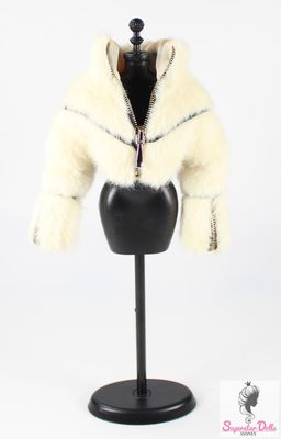 2023 JHD FASHION DOLL: &quot;Millennium: The Girl From Brooklyn&quot; Faux Fur Doll Jacket