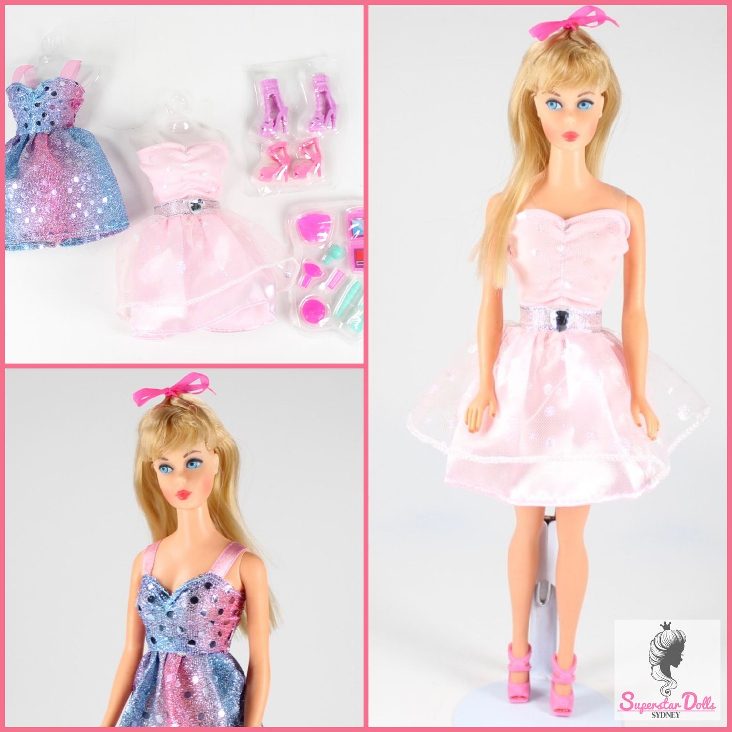 MOD Era Inspired Clone Barbie Doll Fashion Set