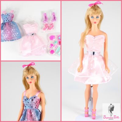 MOD Era Inspired Clone Barbie Doll Fashion Set
