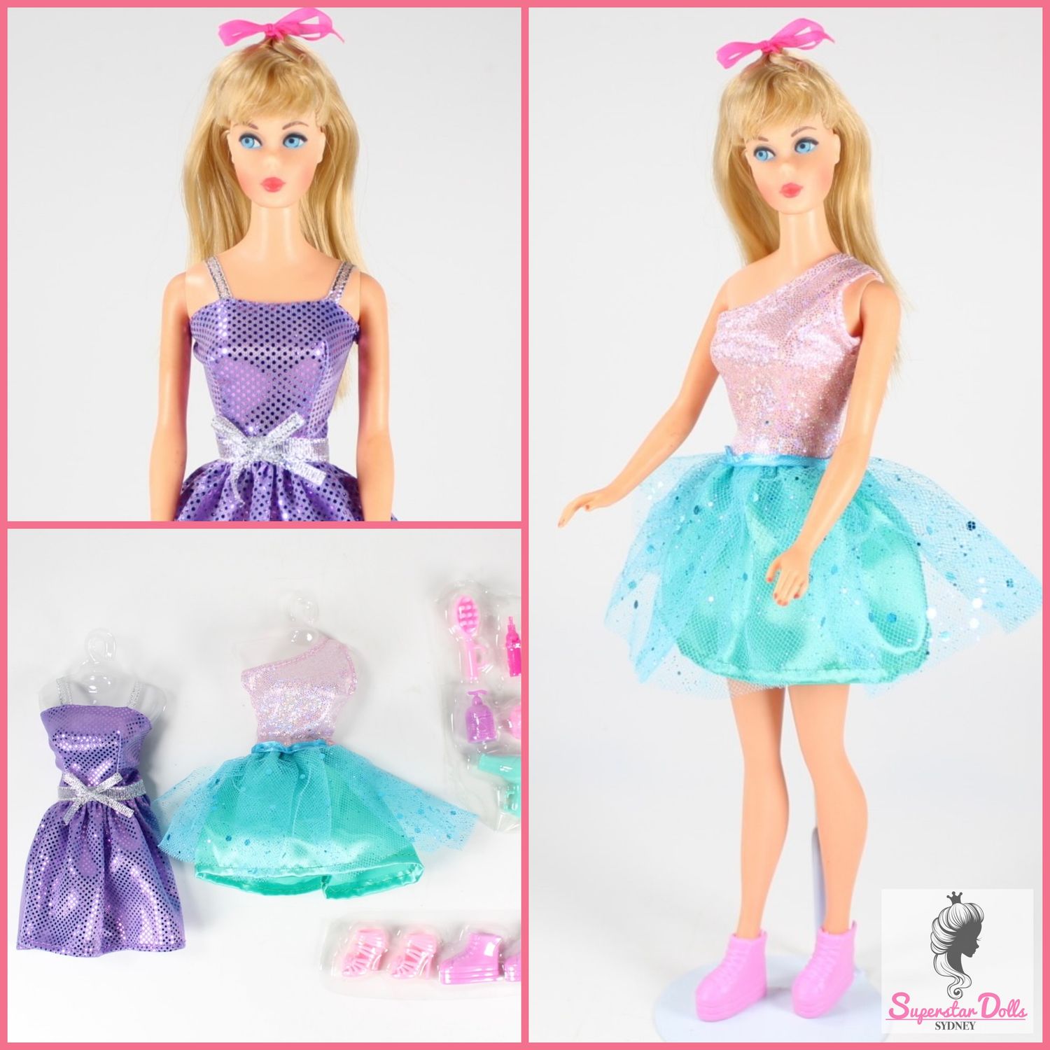 MOD Era Inspired Clone Barbie Doll Fashion Set