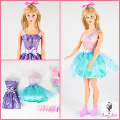 MOD Era Inspired Clone Barbie Doll Fashion Set