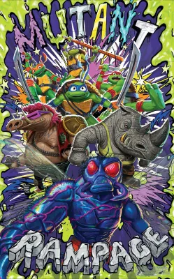 Teenage Mutant Ninja Turtles (TNMT) "Mutant Mayhem" Book &amp; Jigsaw Puzzle