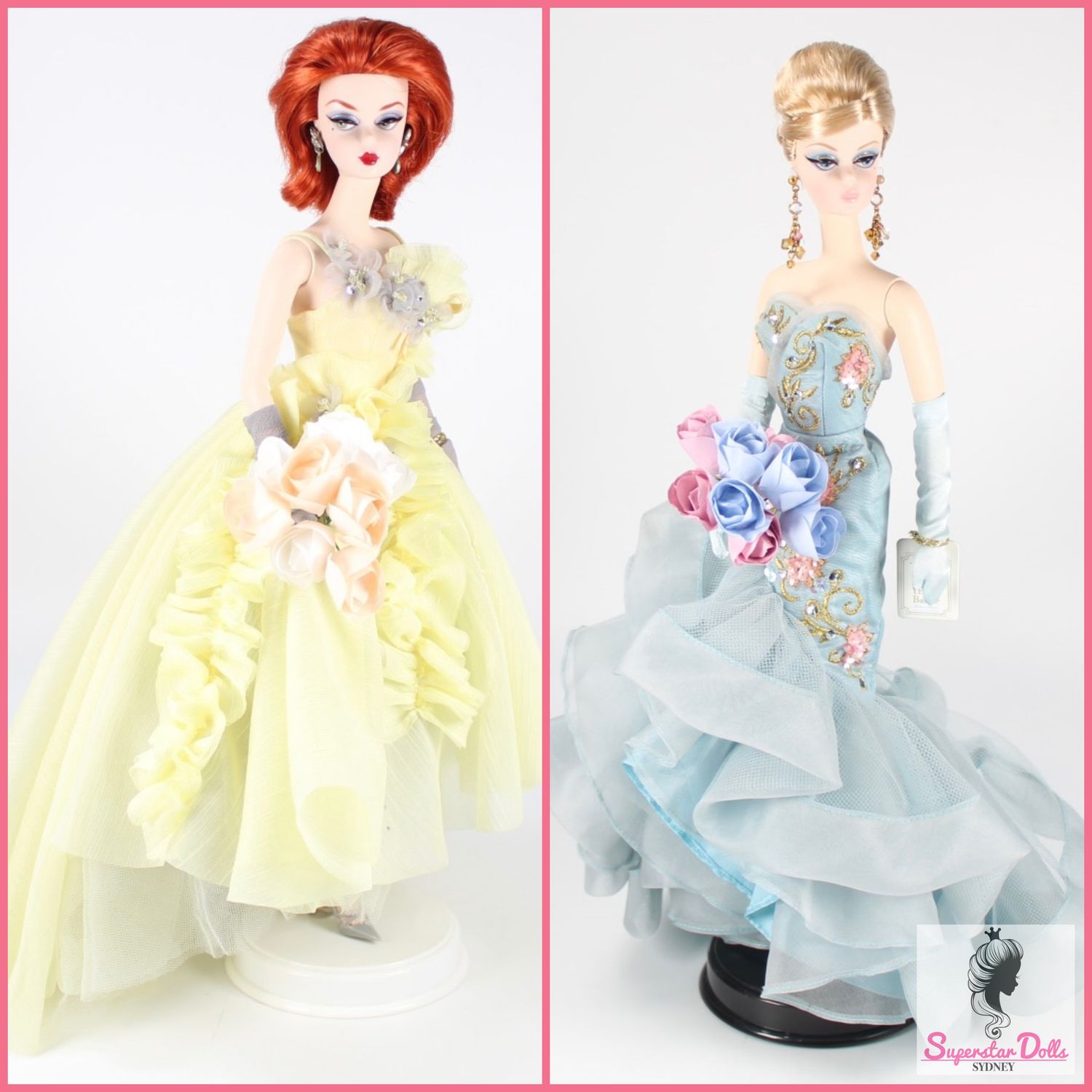 Miniature Flower Bouquets For Barbie Sized Fashion Dolls