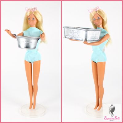 Miniature Metal Kitchen Pots For Barbie Sized Fashion Dolls