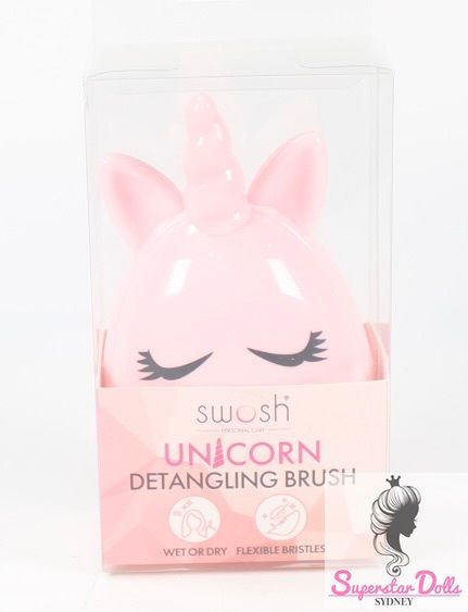 Unicorn Detangling Hair Brush-Pink