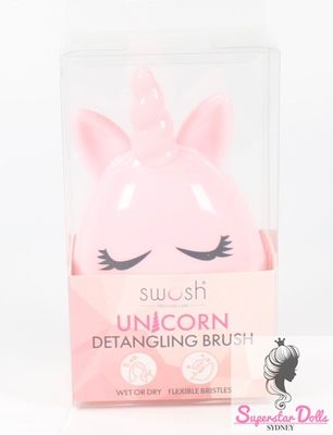 Unicorn Detangling Hair Brush-Pink