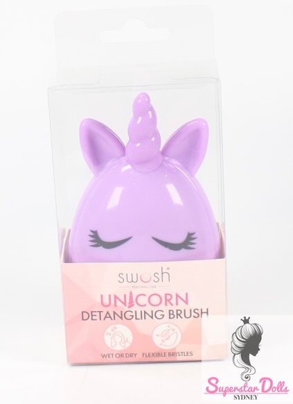 Unicorn Detangling Hair Brush-Purple