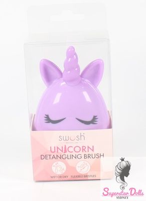 Unicorn Detangling Hair Brush-Purple
