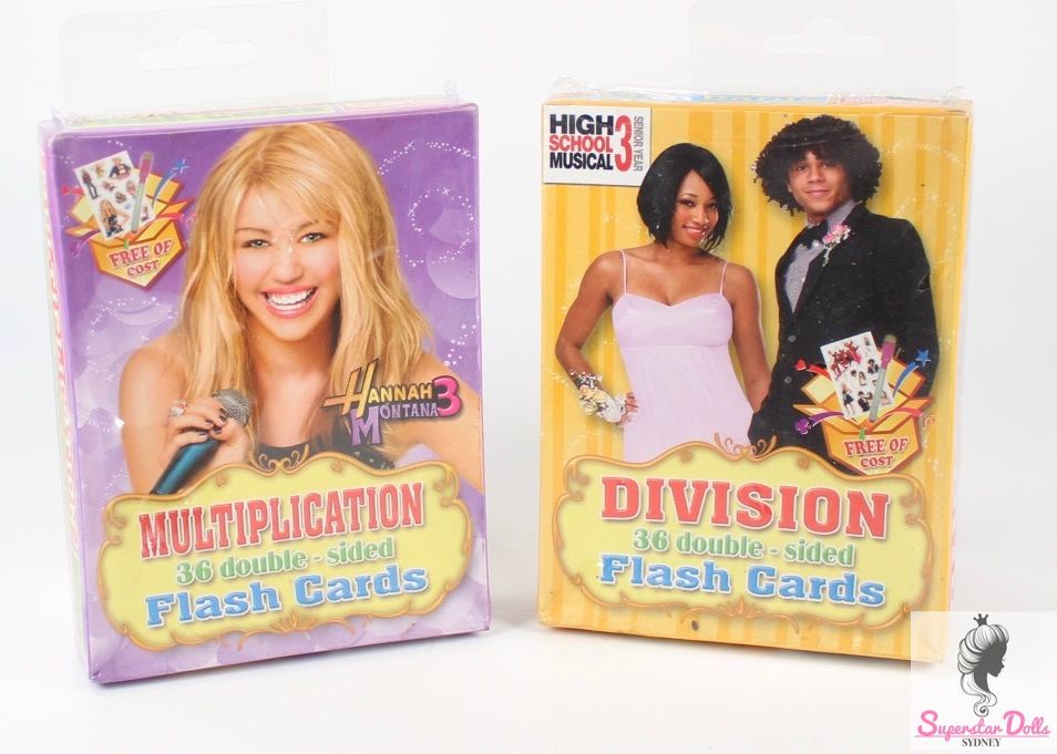2PK Licensed Hannah Montana &amp; High School Musical Flash Cards