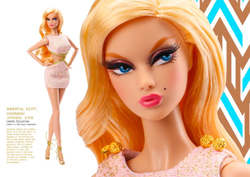 2025 JHDFASHIONDOLL Convention: &quot;IMMORTAL EGYPT: CHARMIAN&quot; Dressed Doll