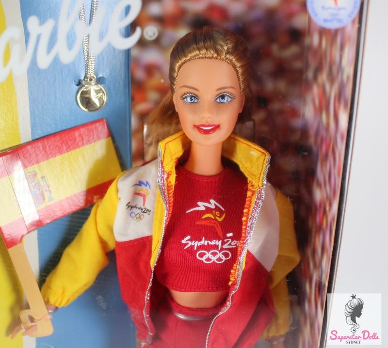 1999 Sydney 2000: &quot;Spanish Olympic Fan&quot; Barbie Doll