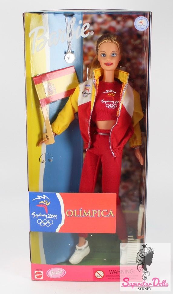 1999 Sydney 2000: "Spanish Olympic Fan" Barbie Doll