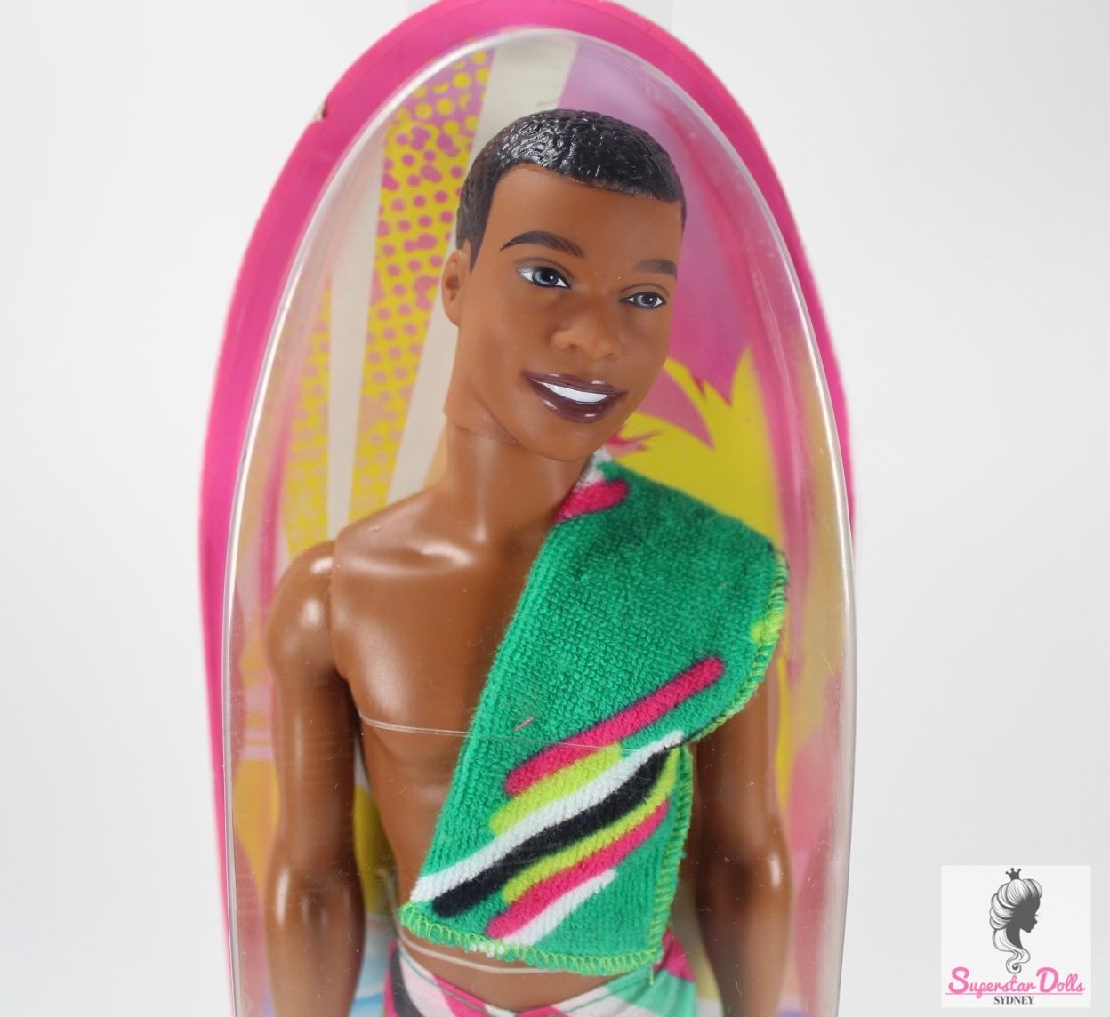 2010 &quot;Bath Play Fun&quot; Steven African American (AA) Barbie Doll