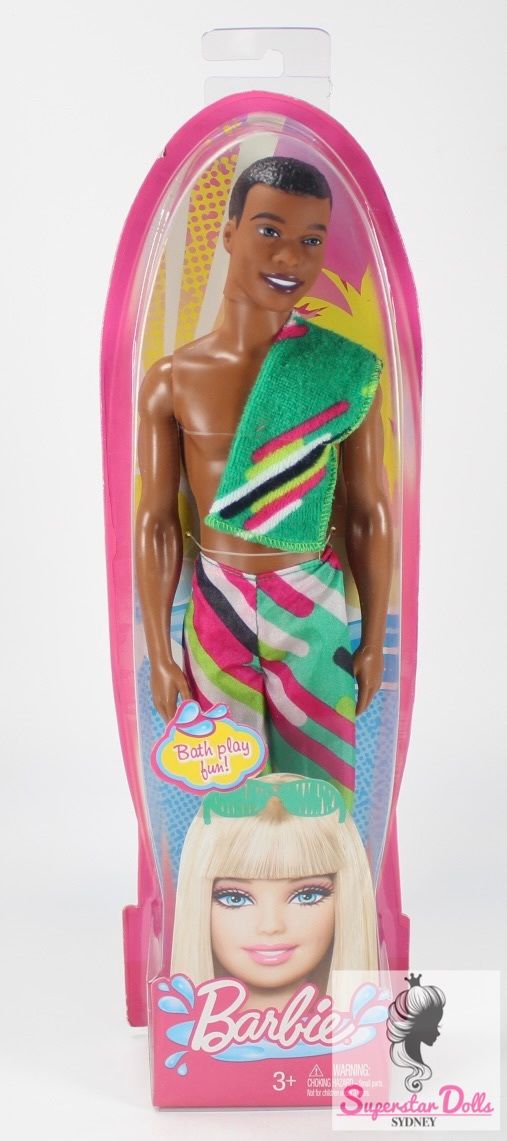 2010 "Bath Play Fun" Steven African American (AA) Barbie Doll