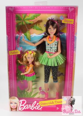 2011 &quot;Sisters Hula Dance&quot; Skipper &amp; Chelsea Barbie Doll Set