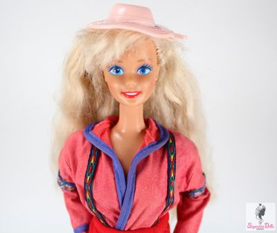 90&#39;s Superstar Era Barbie Doll in Benneton Fashion