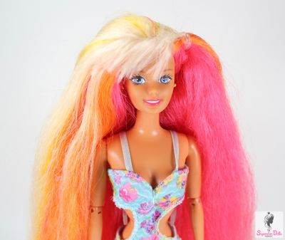 1996 &quot;Hula Hair&quot; Barbie Doll in Clone Fashion