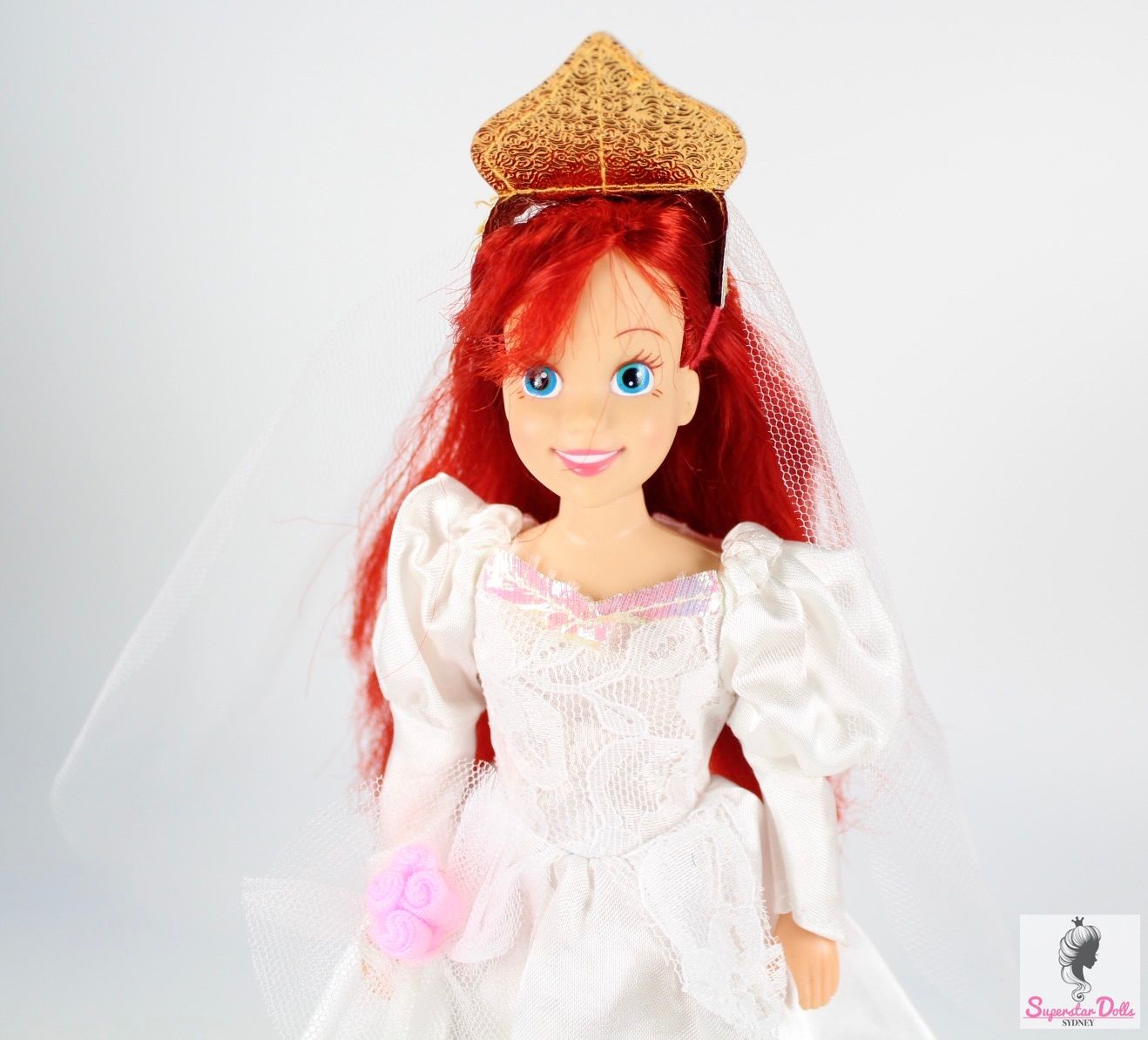 1991 Disney&#39;s The Little Mermaid &quot;Ariel The Beautiful Bride&quot; Collector DE-BOXED Doll by Tyco