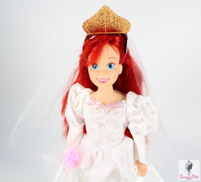1991 Disney&#39;s The Little Mermaid &quot;Ariel The Beautiful Bride&quot; Collector DE-BOXED Doll by Tyco