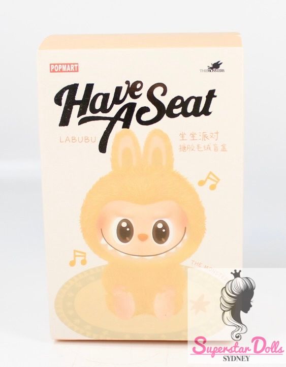 &quot;Labubu: Have a Seat&quot; Inspired Clone Vinyl Plush Pendant Blind Box