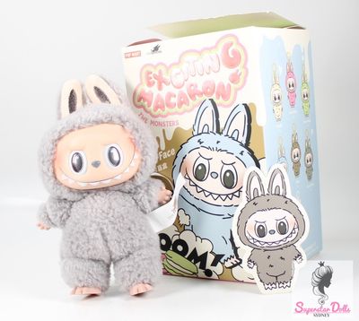 Popmart: &quot;The Monsters: Exciting Macaron&quot; DE-BOXED Labubu Doll