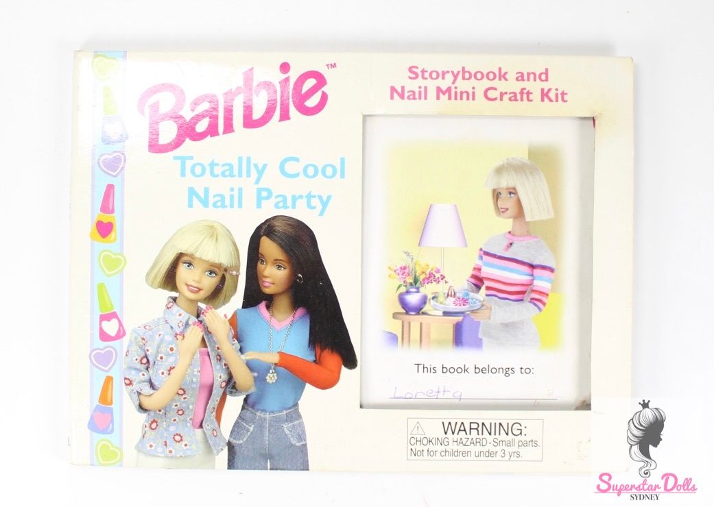 1999 &quot;Barbie: Totally Cool Nail Party&quot;  Storybook