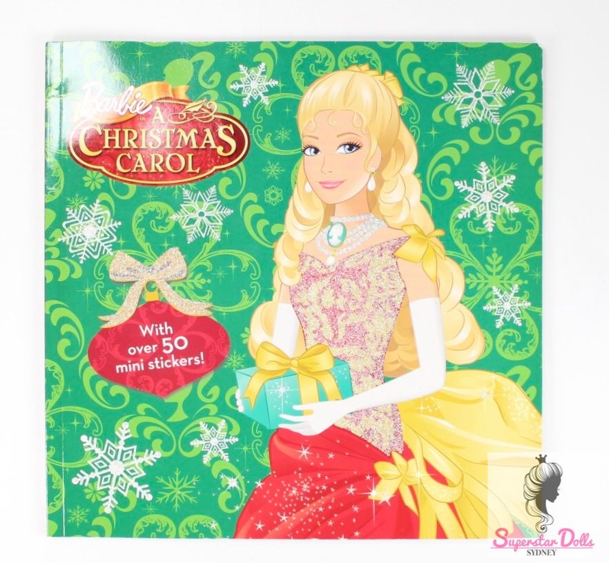 2012 &quot;Barbie in a Christmas Carol&quot; Book with 50 Stickers
