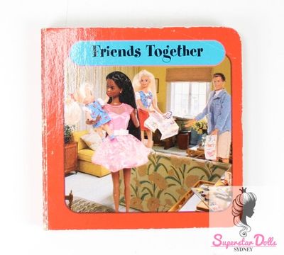 1998 &quot;Friends Together&quot; Barbie Doll Book