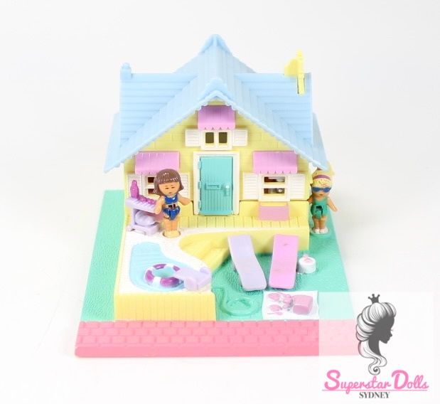 1993 &quot;Summer House&quot; Polly Pocket COMPLETE SET