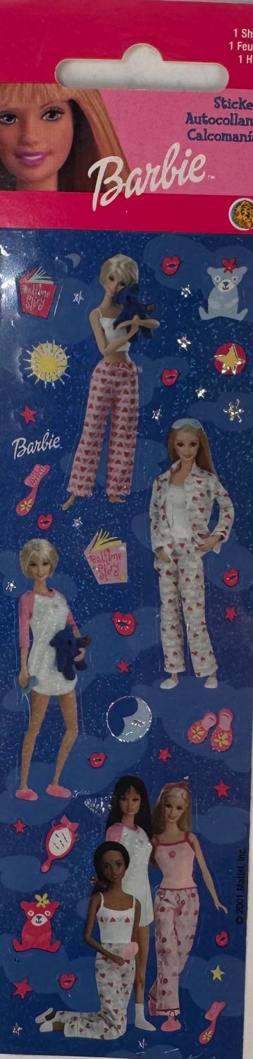 2000 Licensed Barbie Stickers