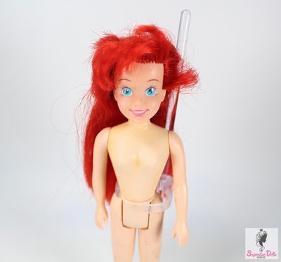 1991 Disney&#39;s The Little Mermaid &quot;Ariel Collector NUDE Doll by Tyco