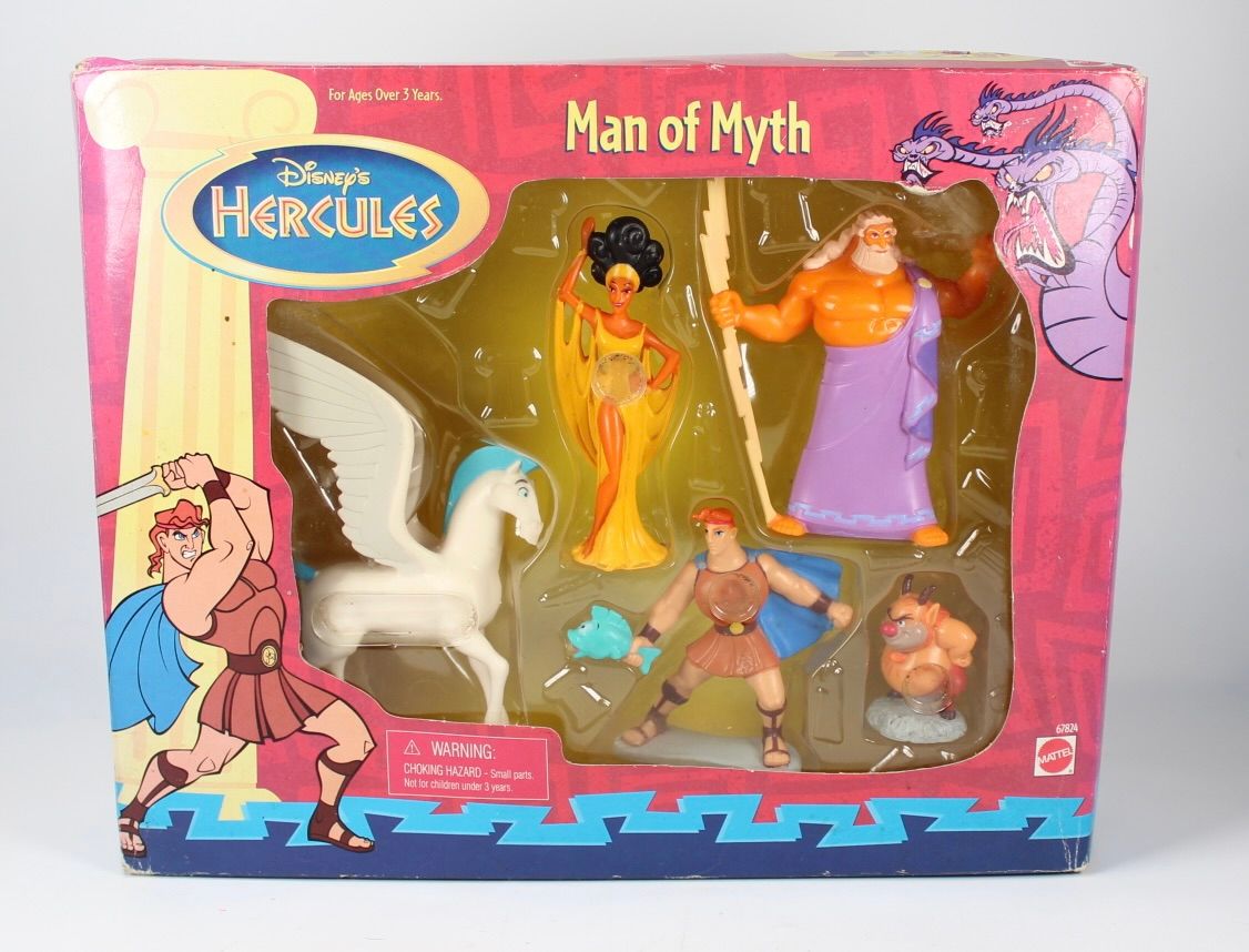 90&#39;s Era Disney&#39;s Hercules &quot;Man of Myth&quot; Figure Set