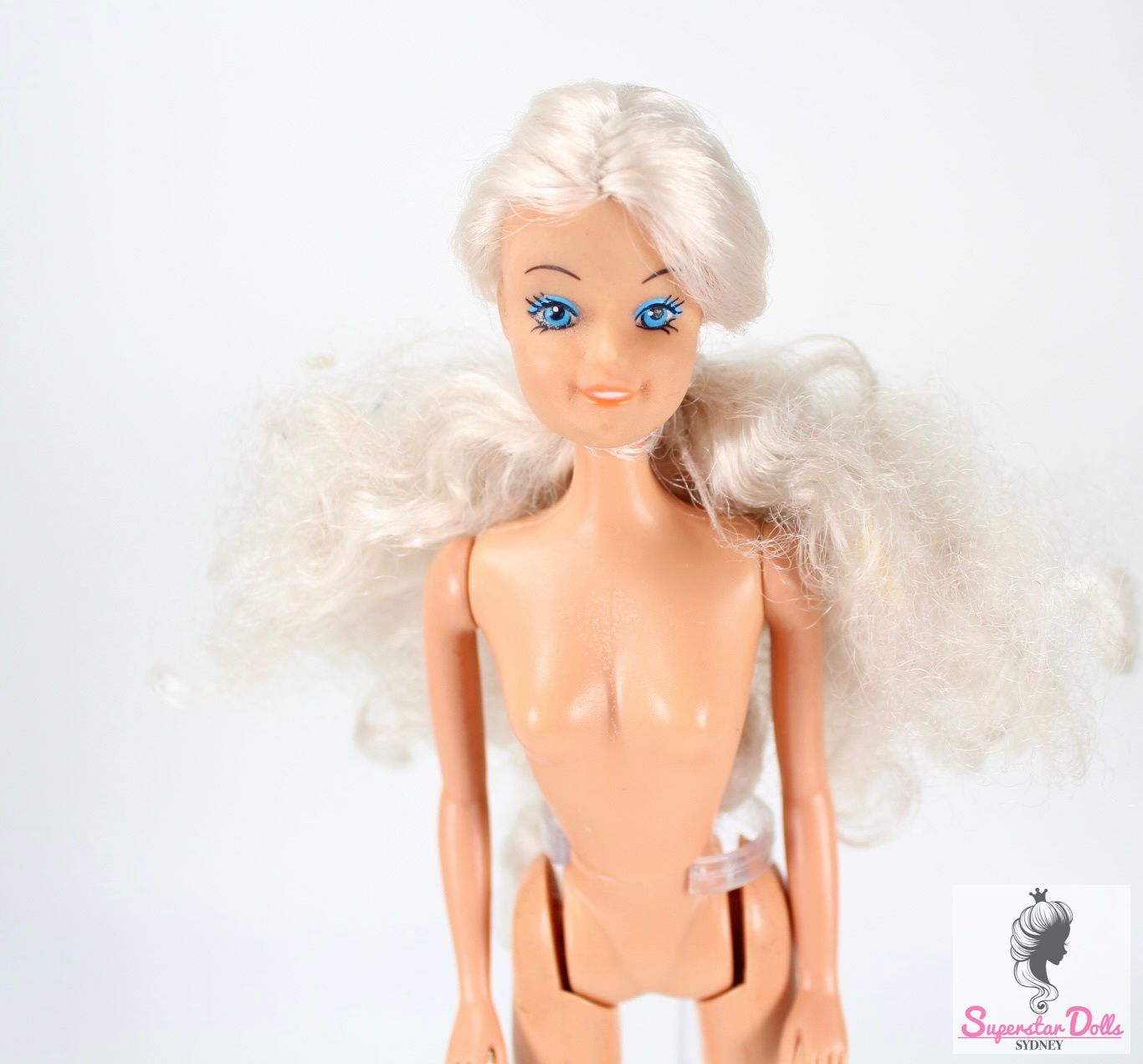 Vintage 80&#39;s/90&#39;s Era Totsy NUDE Clone Doll with Bendable Legs
