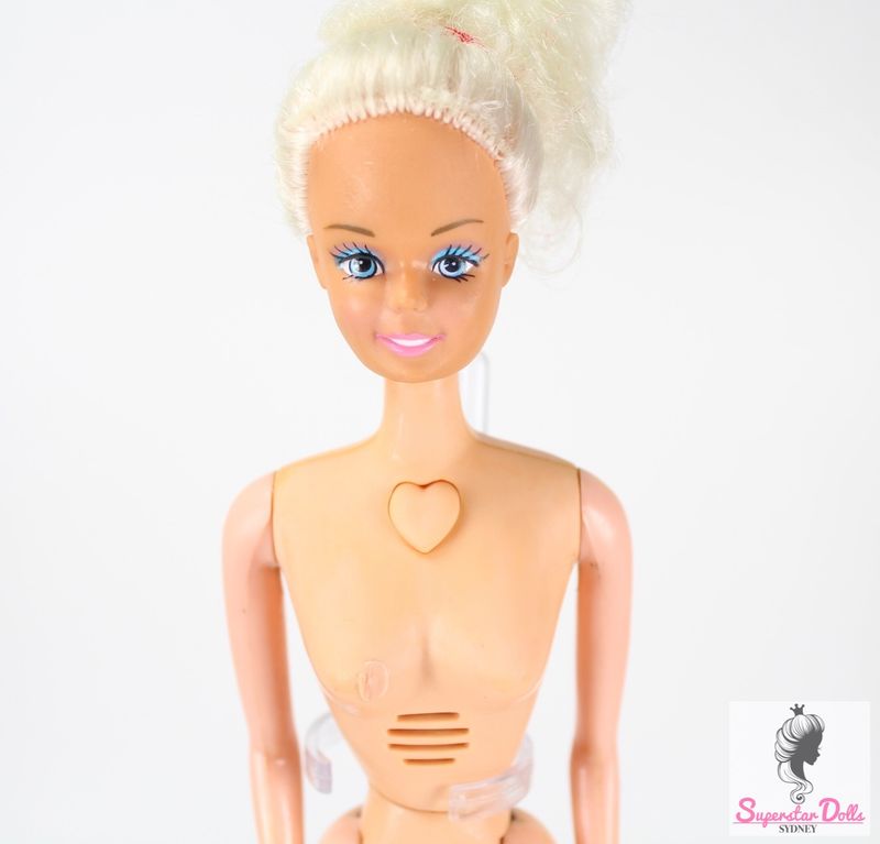 1992 &quot;Summer Fun&quot; Talking Tina NUDE Doll By Toymax